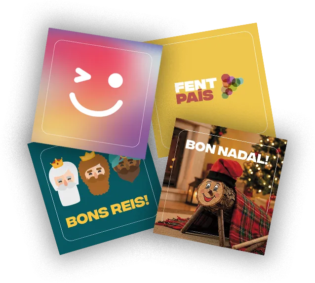 Les funcions de la Capsa Regal de Fent País: Bon Nadal, Bons Reis i Fent País